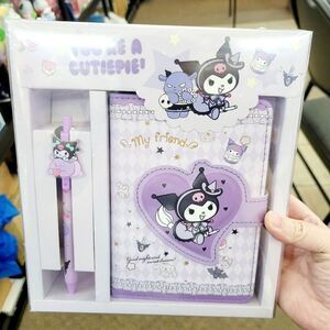 Brand New in box Kuromi Diary Set